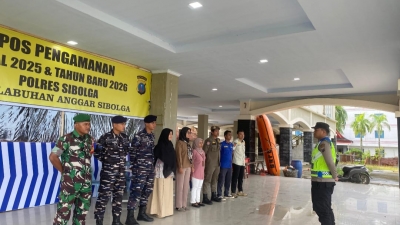 Patroli Dialogis Dilaksanakan Personel Pos Pam Pelabuhan Lama Sibolga, Antisipasi Kejahatan Jalanan