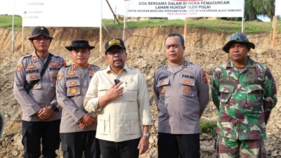 Apresiasi Kepala Staf Kepresidenan RI Kepada Polri atas Pembangunan Hunian Menetap di Aceh Tamiang