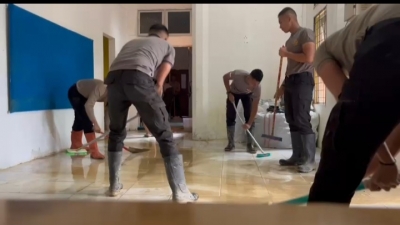 Bakti Taruna Akpol: Dari Bersihkan Posko Hingga Siap Pulihkan Rumah Warga Pasca-Bencana Di Aceh Tamiang