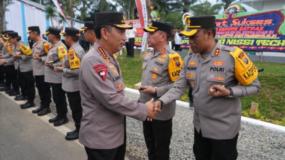 Kunker Kapolri.di Mapolda Sumut, Agenda Utama Pelepasan Bansos 22 Kontainer Logistik