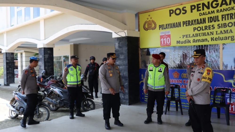 Kapolres Sibolga Turun Langsung, Psstikan Kesiapan Personel Wisata Pelabuhan Lama