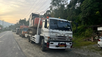 Polda Sumut Amankan Dua Ekskavator Diduga untuk Tambang Emas Ilegal