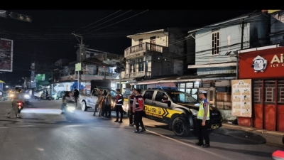 Patroli Malam Polres Sibolga Dipimpin Ipda Mahardiansyah Damanik,SH, Cegah 3C dan Tawuran Remaja