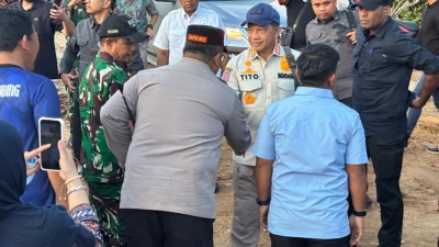 Kapolres Sibolga Hadiri Kunjungan Kerja Mendagri dan Menteri PKP di Huntap Sibolga
