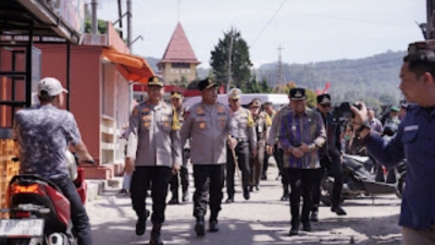 Kapolda Whisnu Melihat Langsung, Operasi Ketupat Toba 2026, di Berastagi Pasfikan PAM Arus Balik Maksimal