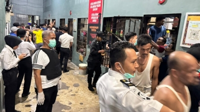 Polsek Labuhan Ruku Lakukan Razia Bersama di Lapas Kelas II A Labuhan Ruku