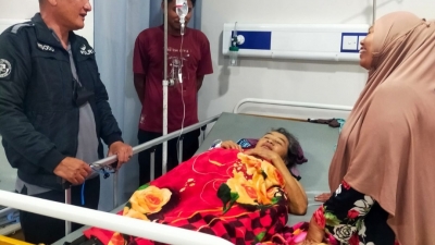 Ps Kasubsi Penmas Si Humas Polres Pakpak Bharat, Aiptu Widodo Layani Donor Darah Gol B+ Pasien RSUD Salak