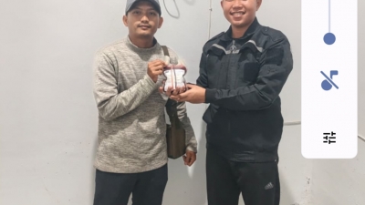 Bripda Gorga Situmorang Dengan Sukarela dan Ikhlas Bantu Masyarakat Donorkan Darahnya di RSUD Salak Kabupaten Pakpak Bharat