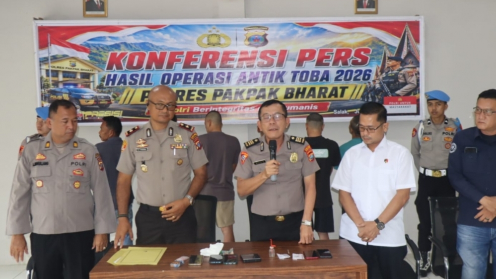 Operasi Antik Toba 2026 Polres Pakpak Bharat Gerebek Sarang Narkoba Berhasil Ringkus Bandar dan Pengedar Narkoba