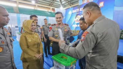 Hari Bhayangkara Ke 80, Polda Sumut Gelar Bakti Kesehatan dan Salurkan Bantuan Untuk 3.000 Warga Langkat