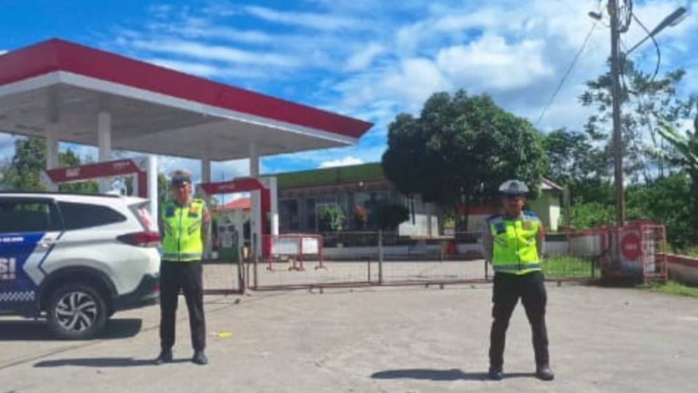 Polres Pakpak Bharat Antisipasi Kemacetan Gelar Patroli/ Catur Lalin di AMPS Sukaramai