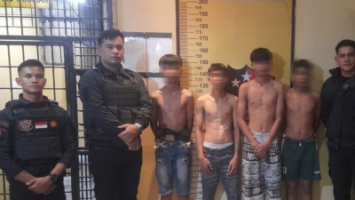 Empat Remaja Aksi Tawuran, Diamankan Tim Macan Polres Pelabuhan Belawan