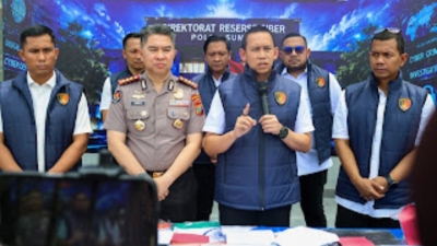 Polda Sumut Ungkap, Sindikat Scamming internasional.di Apartemen, Korban Rugi Rp 6,7 Miliar