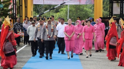 Kapolda Sumut Kunker ke Tapteng Untuk Letakkan Batu Pertama Bangunan Rusun Polres Tapanuli Tengah