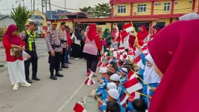 Upaya Tànamkan Budaya Tertib Berlalu Lintes, Sat Lantas Polres Pelabuhan Belawan Melalui.Program Polisi.Sahabat Anak