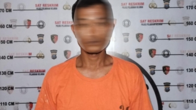 Satreskrim Polres Pelabuhan Belawan Amankan Pelaku Curat Baterai Mobil Truck