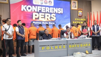 Polres Batu Bara Ungkap 10 Kasus 3C, Amankan 17 Tersangka