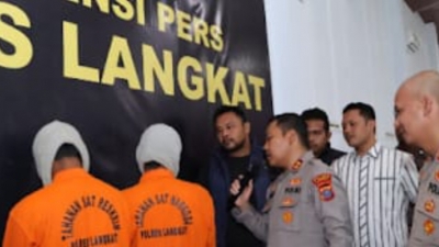 Terungkap Dua Pelaku Pembunuhan di Kuala Langkat, Diamankan Satres Polres Langkat