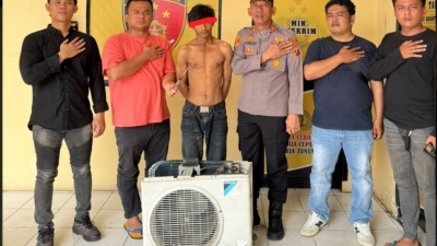 Pelaku Pencurian Outdoor AC Milik Telkomsel, Diamankan Polsek Talawi