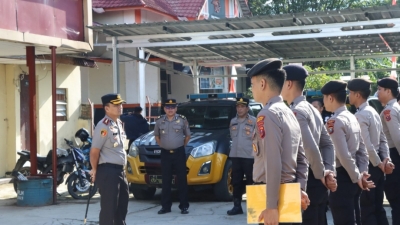 Arahan Kapolres Sibolga, Personel Sat Samapta Polres Sibolga Siap Profesionalisme Dalam Pelaksanaan Tugas