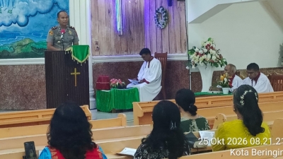Kapolsek Sibolga Selatan, Bersama Polres Sibolga Ajak Perkuat Toleransi Demi Terciptanya Kamtibmas Kondusif,